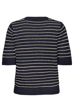 Onlchester Life Ss Stripe Cardi Cc Knt