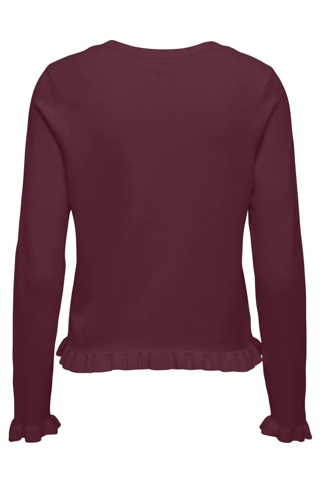 Onlcinderel Ls Frill Cardigan Knt