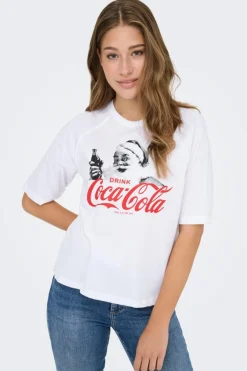 Onlcoca Cola Xmas Life S/S Top