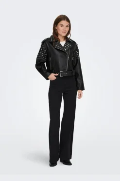 Onldestiny Faux Leather Biker