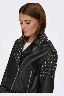 Onldestiny Faux Leather Biker