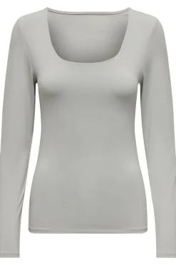 Onlea L/S 2-Way Deep Neck Top