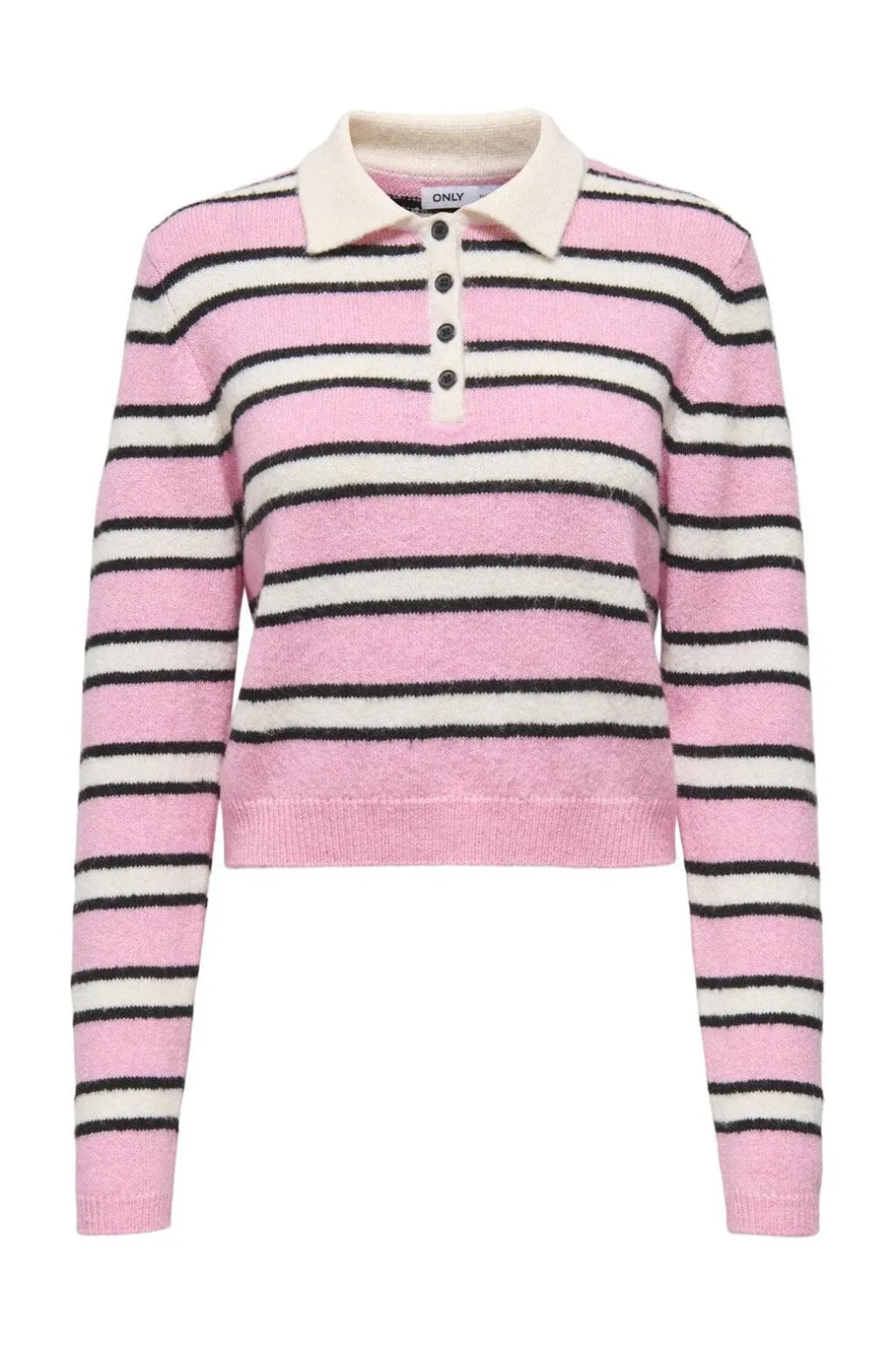 Onlelie Ls Polo Pullover Knt