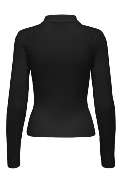 Onlelisa L/S Rib Polo Knt