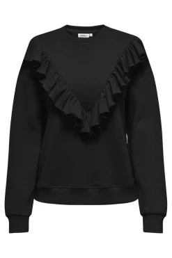 Onlely L/S O-Neck Fringe Swt