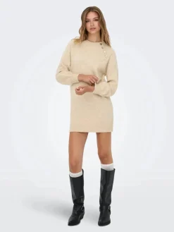 Onlemma Life Ls Button Onec Dress Cc Knt