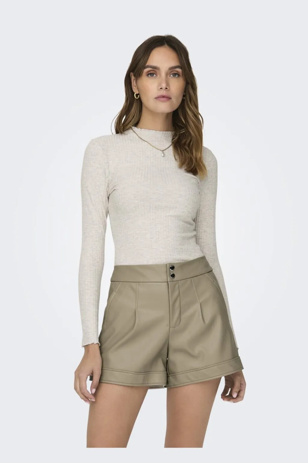 Onlemma L/S High Neck Top