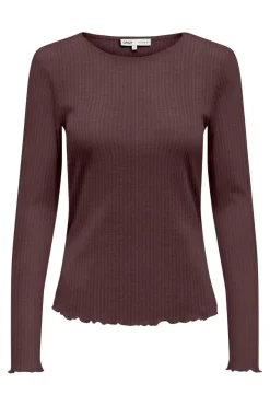 Onlemma L/S Rib Basic Top