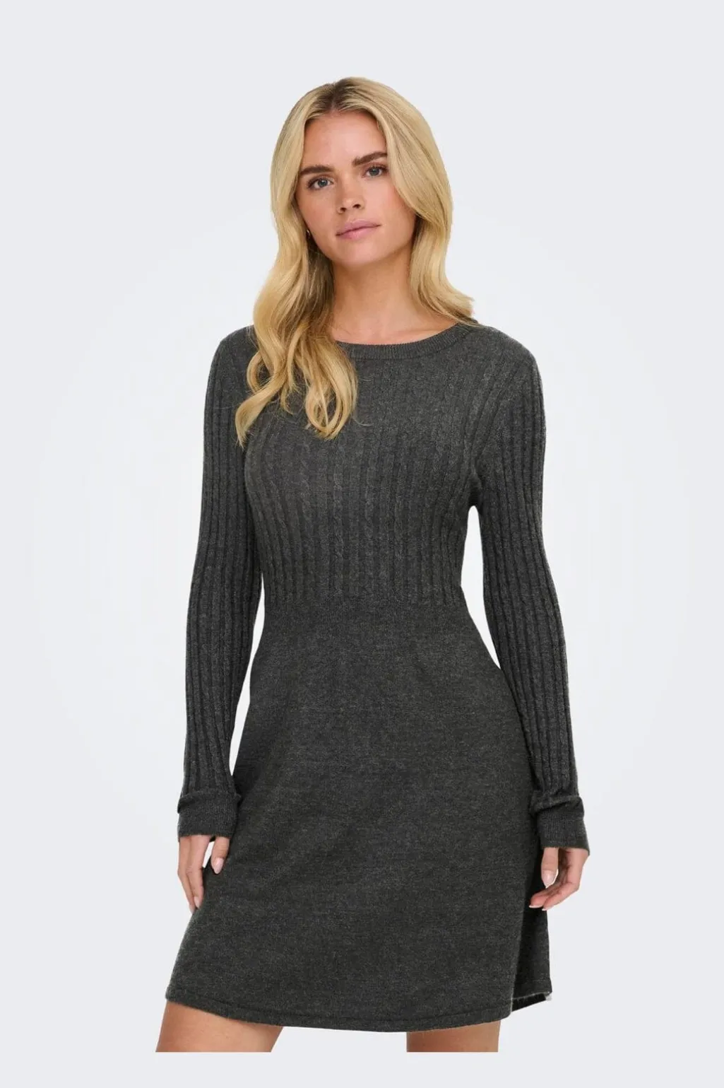 Onlfia Ls Cable Dress Knt