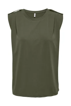 Onlfree Life S/L Modal Satin Mix Top