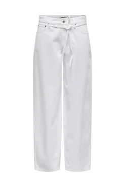 Onlgianna Straight Jeans White Dot
