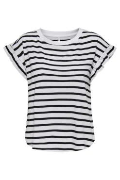 Onlgrape S/S Frill O-Neck Top