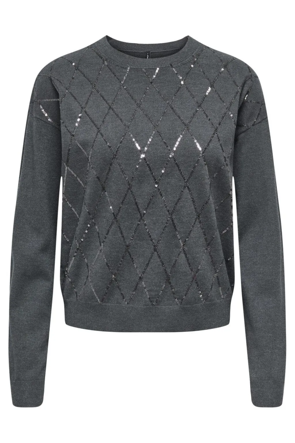 Onlhalifax Ls Sequins O-Neck Knt