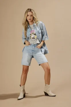 Onlhope Rhs Loose Long Shorts Azg