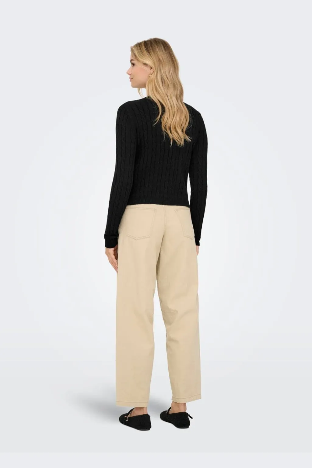 Onlkatia Ls Cable Button Cardigan Cc Knt