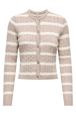 Onlkatia Ls Cable Button Cardigan Cc Knt