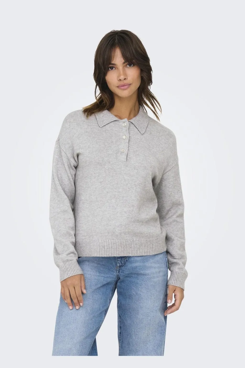 Onllana Polo Ls Pullover Knt