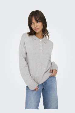 Onllana Polo Ls Pullover Knt