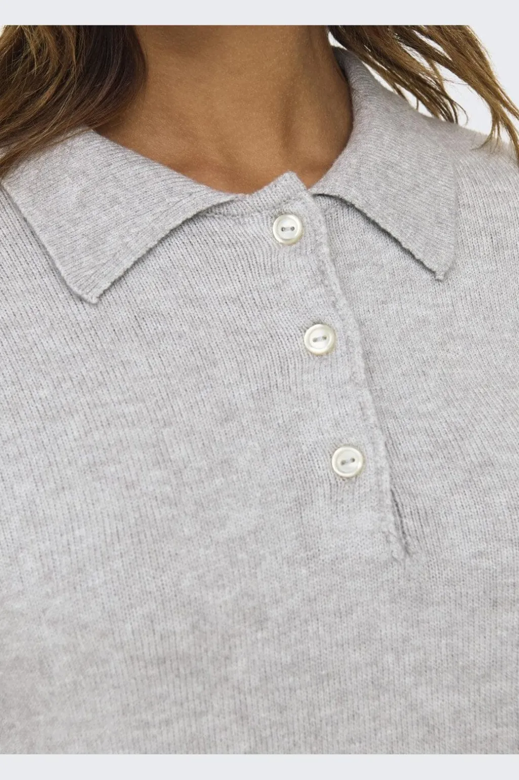 Onllana Polo Ls Pullover Knt