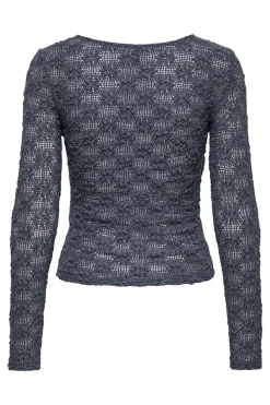 Onllola L/S O-Neck Lace Top