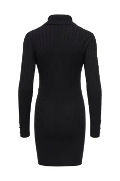 Onllouis Ls Rollneck Cable Dress At Knt