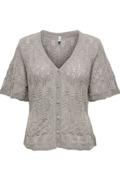 Onllovely Ss Glitter Button Top Knt