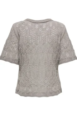 Onllovely Ss Glitter Button Top Knt