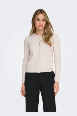 Onlloyal Ls O-Neck Button Cardi Knt