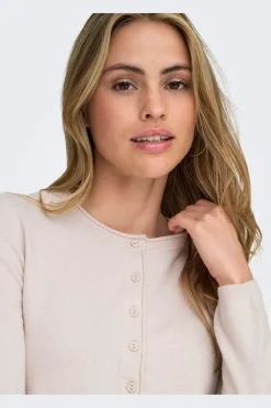 Onlloyal Ls O-Neck Button Cardi Knt
