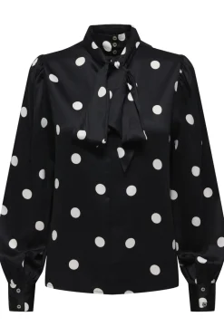 Onllydia L/S Satin Bow Shirt