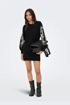 Onlmagnolia Ls Detail Dress Knt