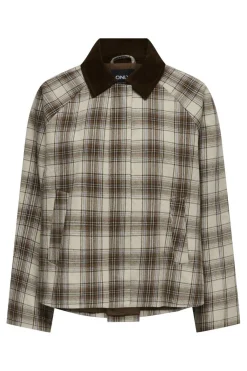 Onlmanilla Check Jacket