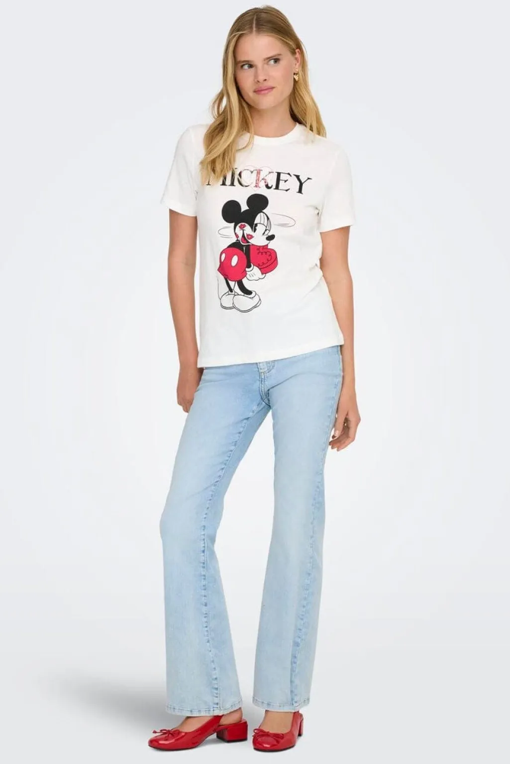 Onlmickey Reg S/S Valentine Lux