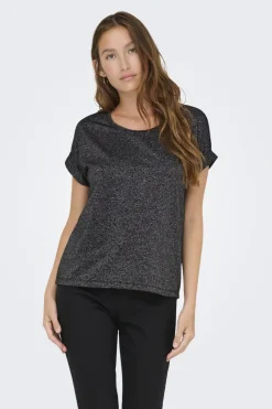 Onlmoster Glitter S/S Top
