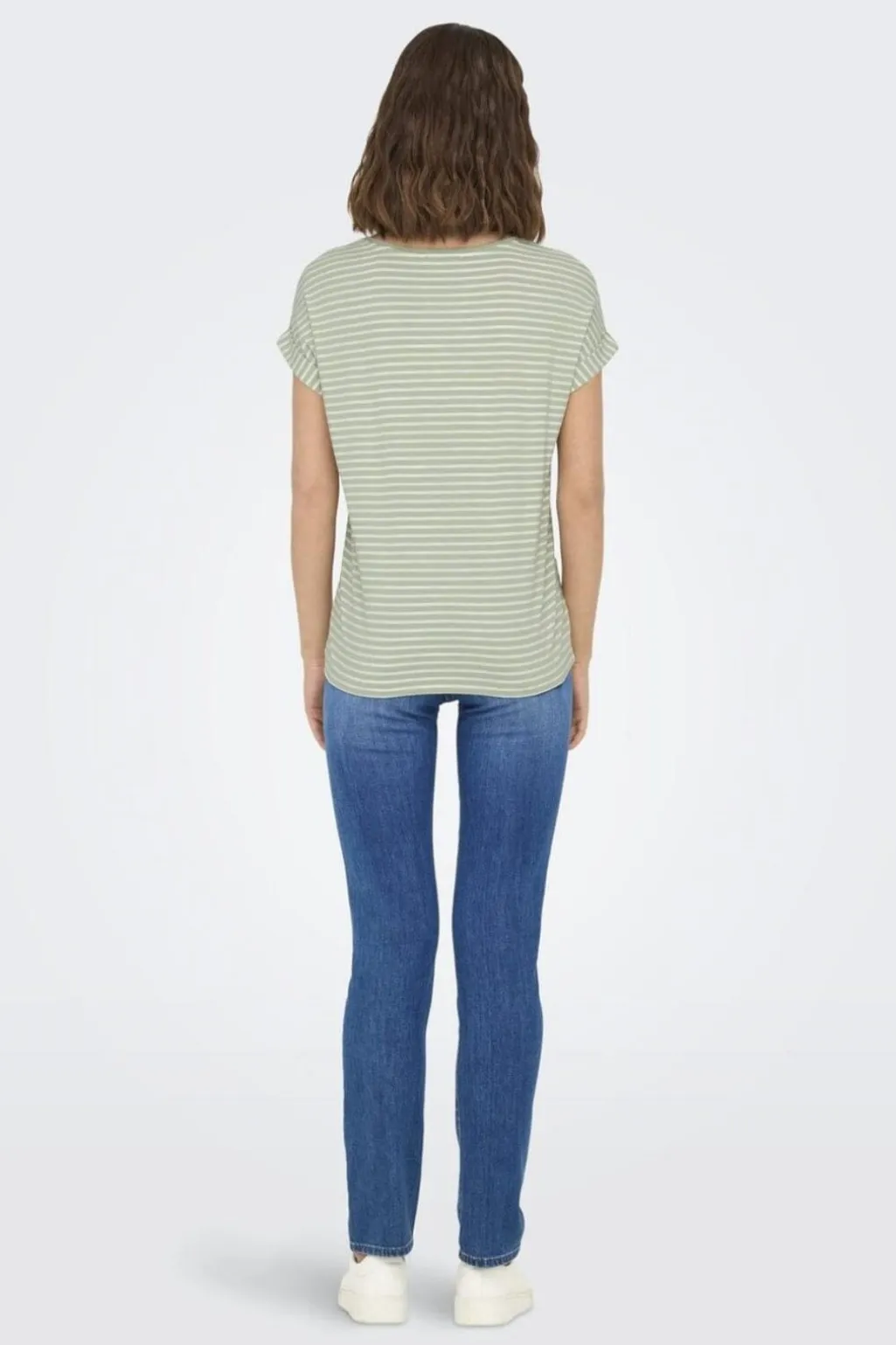 Onlmoster Stripe S/S O-Neck Top