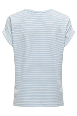 Onlmoster Stripe S/S O-Neck Top