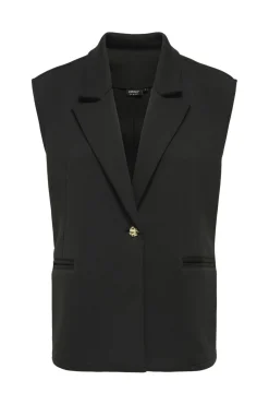 Onlnaomi S/L Button Vest Swt