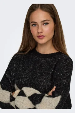 Onlnoeme Life Ls Jq O-Neck Nca Knt