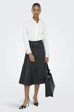 Onlpanama Ls Sequines Mix Shirt