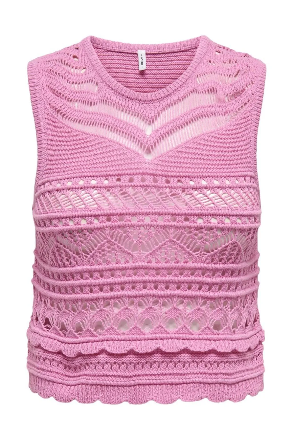 Onlpaula Sl O-Neck Top Knt