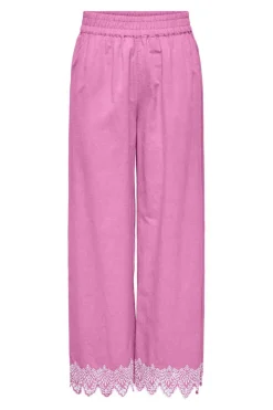 Onlpaula Tulum Emb Pull-Up Pant