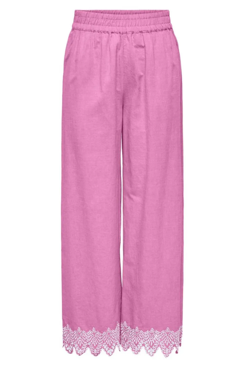 Onlpaula Tulum Emb Pull-Up Pant