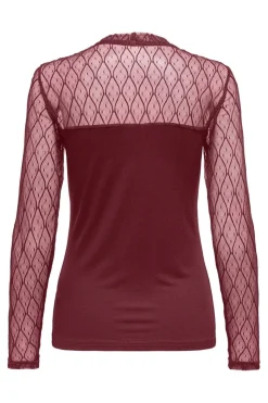 Onlsalina L/S Lace Mix Top