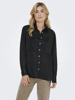 Onlstar Life L/S Breeana Mix Shirt Solid