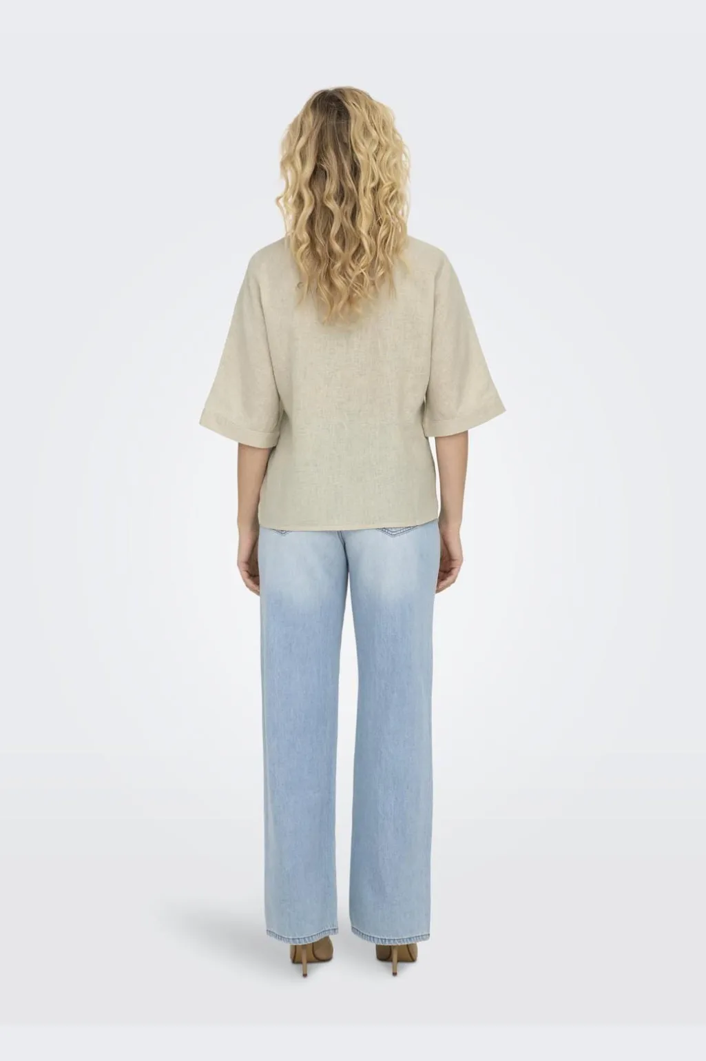 Onltokyo Life Ss Linen Bl Shirt