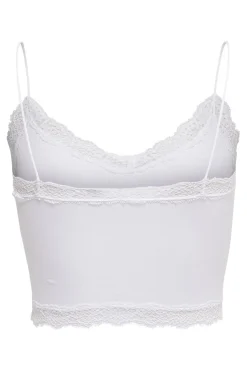 Onlvicky Lace Seamless Cropped Top