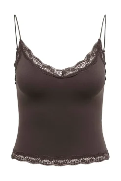 Onlvicky Lace Seamless Cropped Top