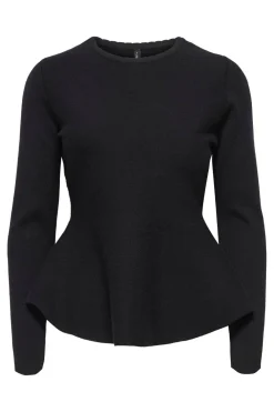Onlvilda Ls Peplum O-Neck Knt