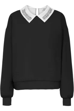 Onlwillow L/S O-Neck Emb. Ub Swt