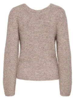 Onlzaggie Life Ls V-Neck Reversib Knt